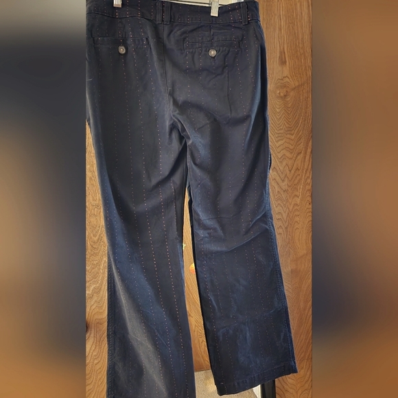 DIY Old Navy Flirt Khakis PINSTRIPED BY HAND - Picture 2 of 10